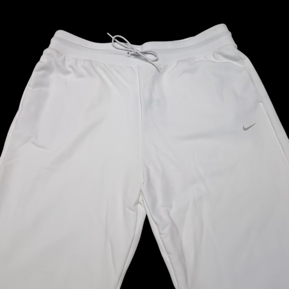 Nike Dri-FIT Soft French Terry Jogger Womens XL White Drawstring NEW NWT FLAWED - Picture 3 of 10
